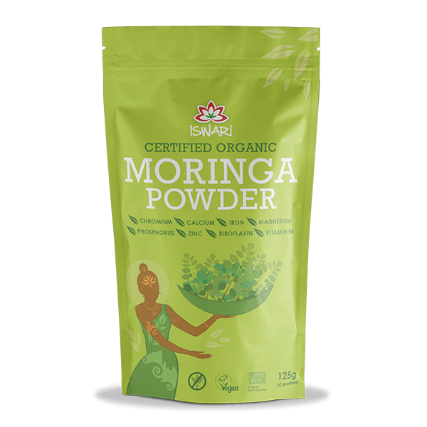 Moringa em Po Bio 125g UK