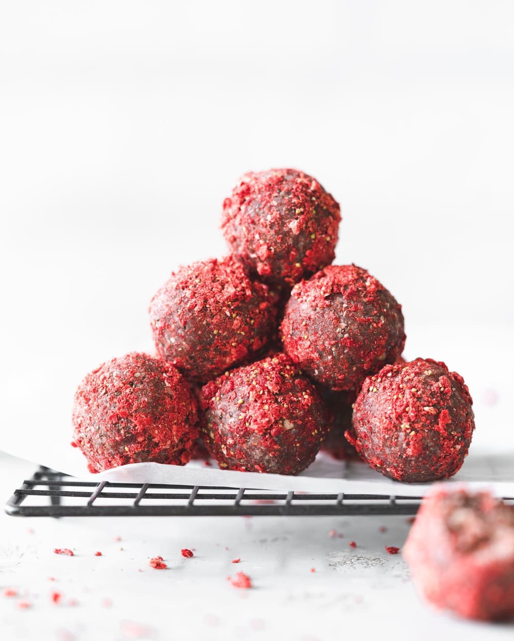 Recipe Healthy Raspberry Bliss Balls