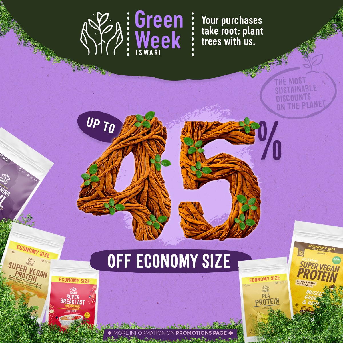 Green Week - Up to 45% Off Economy size
