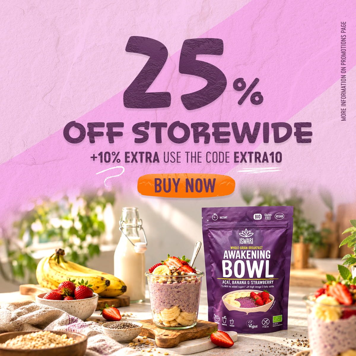25% discount + 10% extra with coupon (EXTRA10)