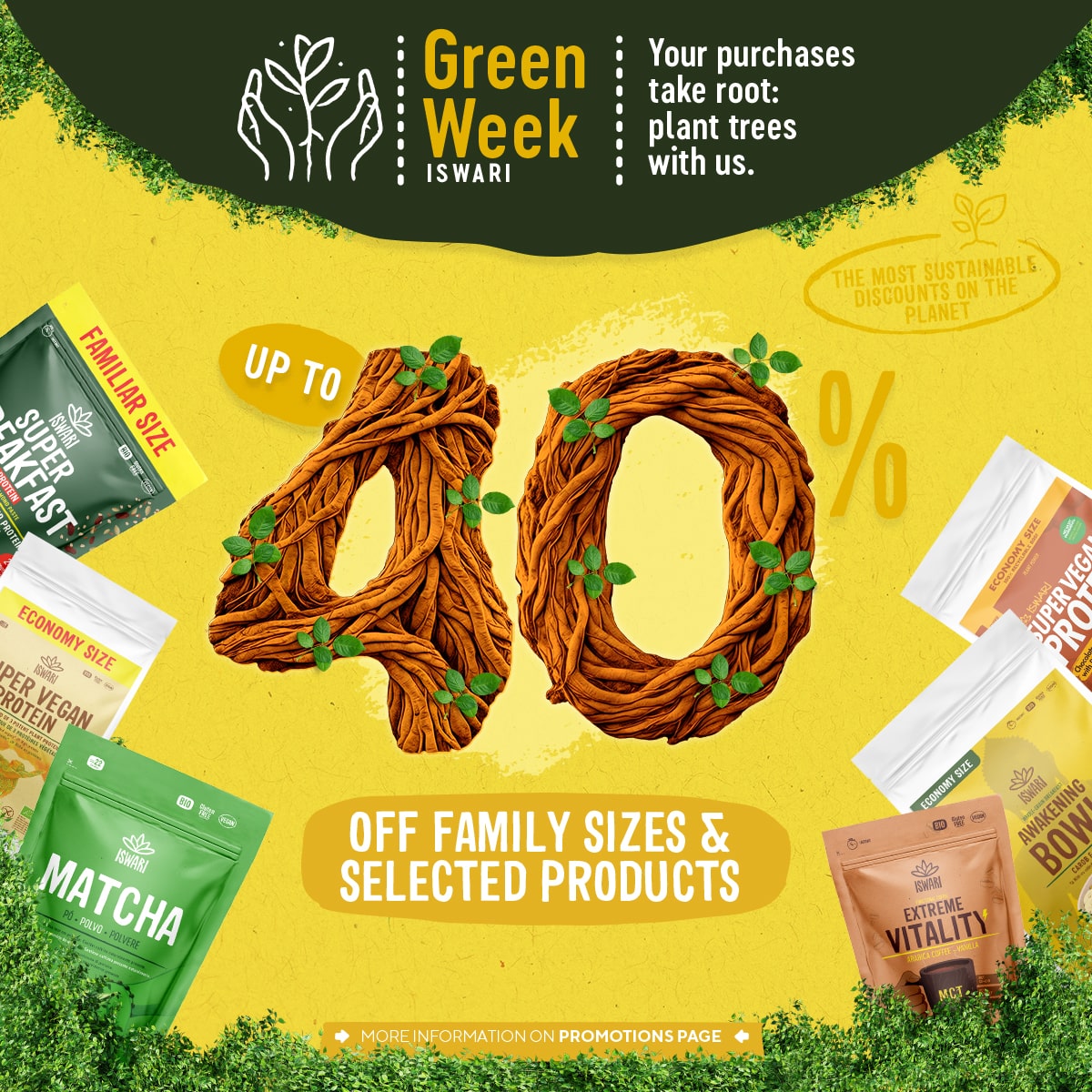 Green Week - Up to 40% off Fam Sizes & Selec Products