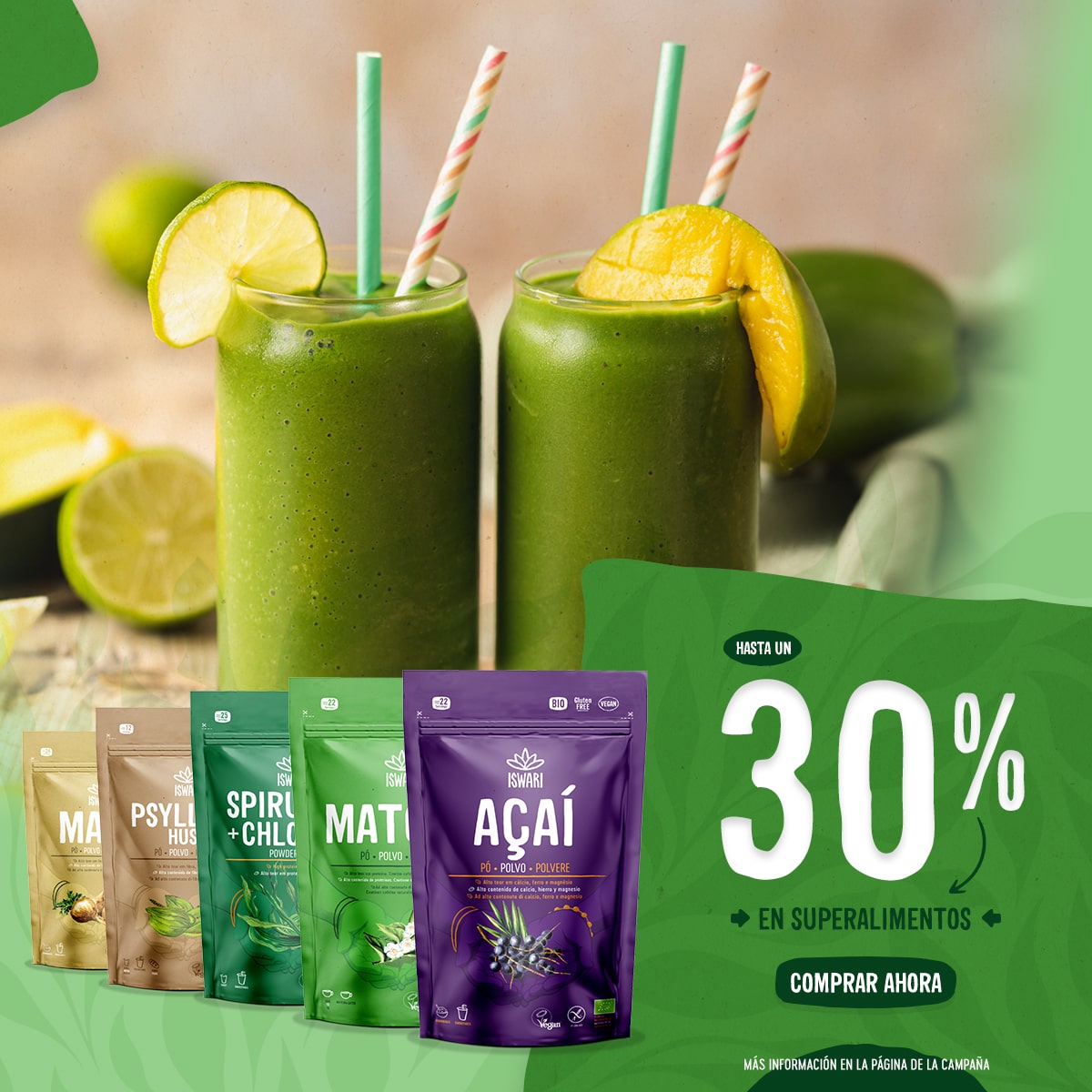 Hasta un 30% en superalimentos