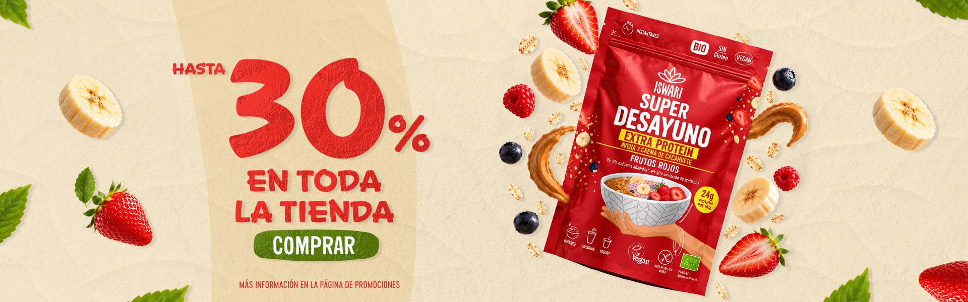 Hasta un 30% descuento en toda la tienda