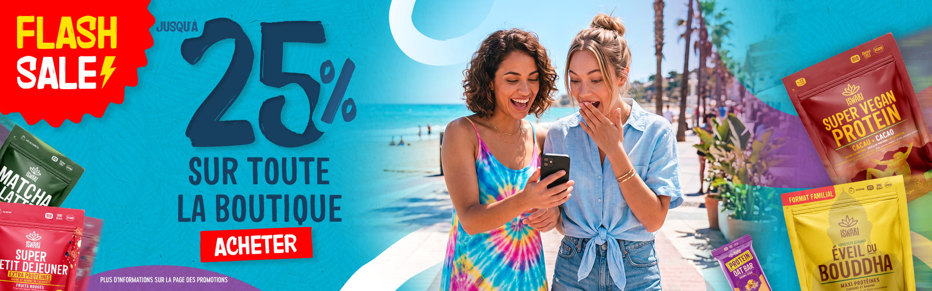 Flash Sale: jusqu'à 25% de remise sur toute la boutique