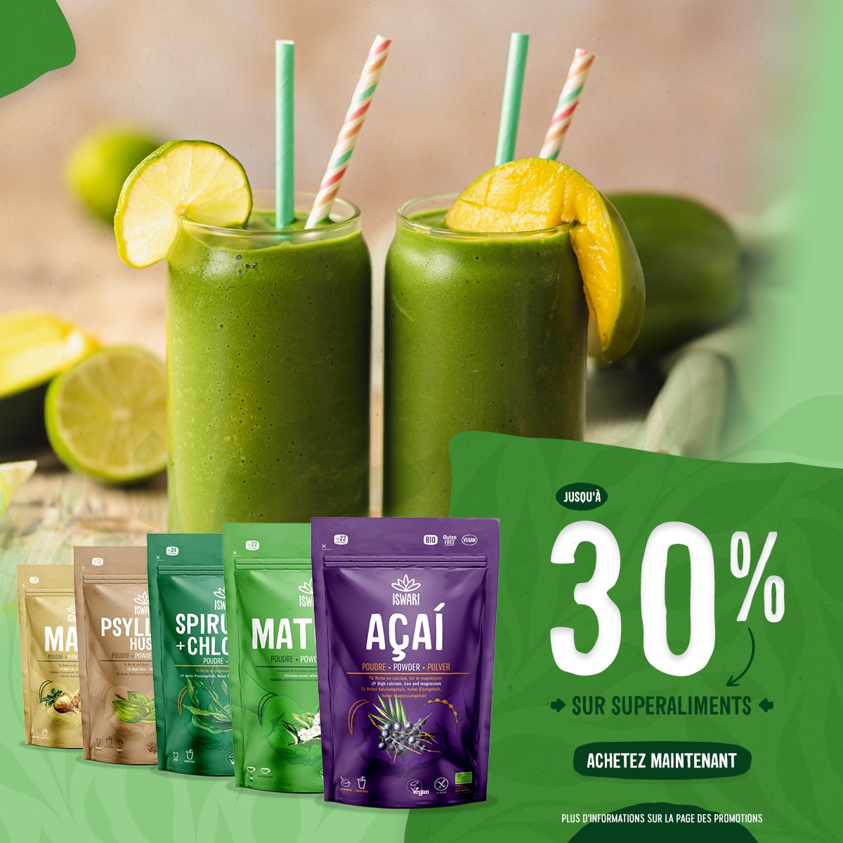 Jusqu'à 30% de remise: Superaliments