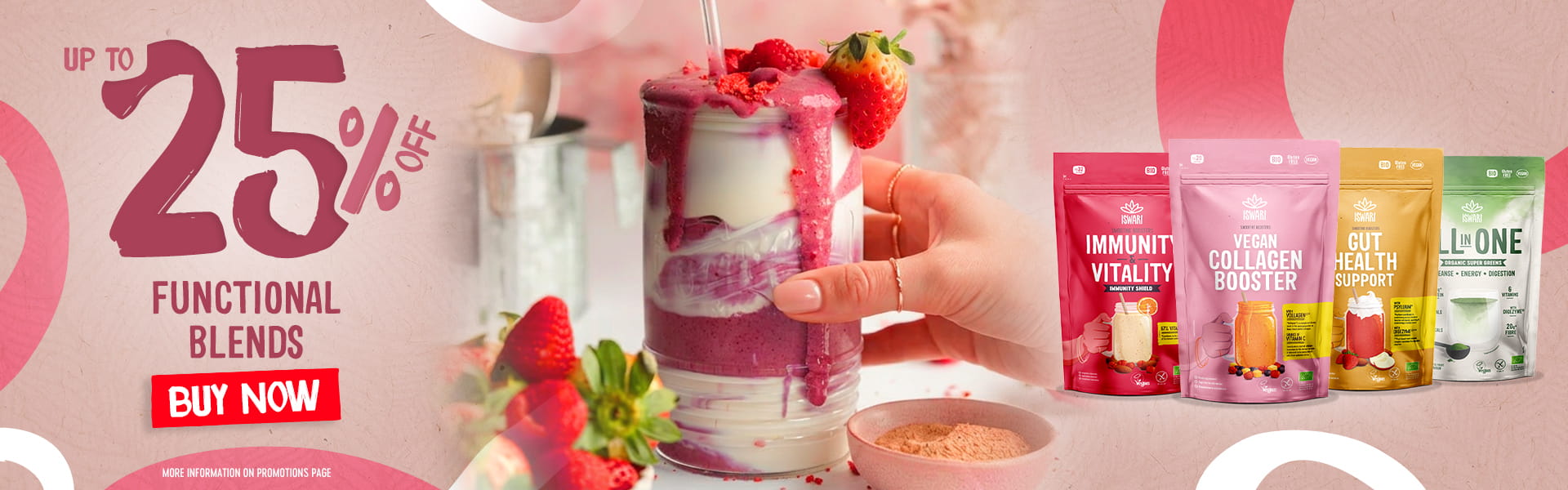 Up to 25% Functional Blends