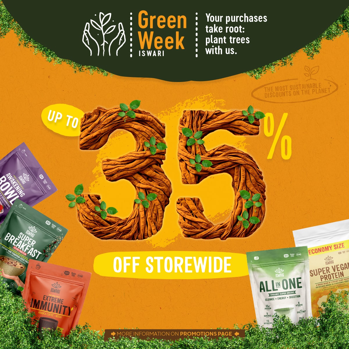 Green Weekend - Up to 35% OFF Storewide