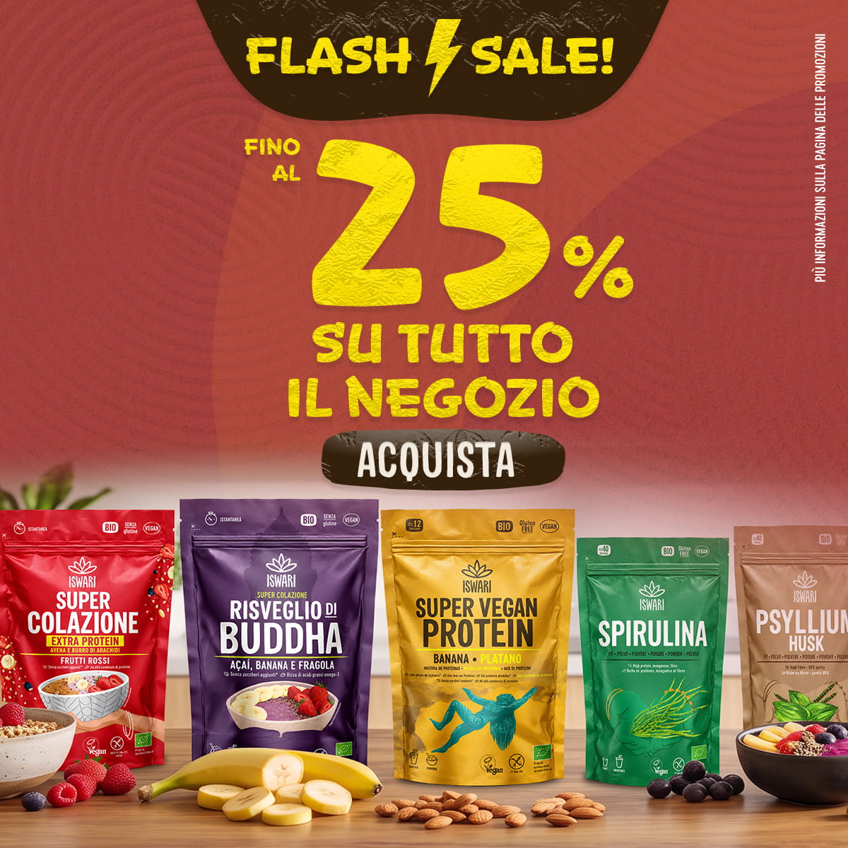 Saldi Flash! Fino al 25% di sconto