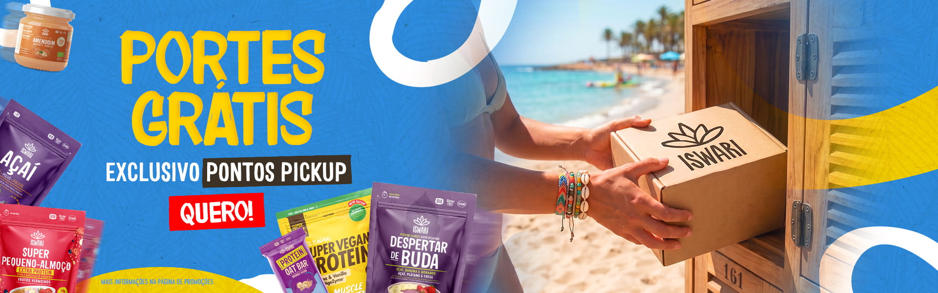 Portes Grátis Pickup Points - compras acima de 25€