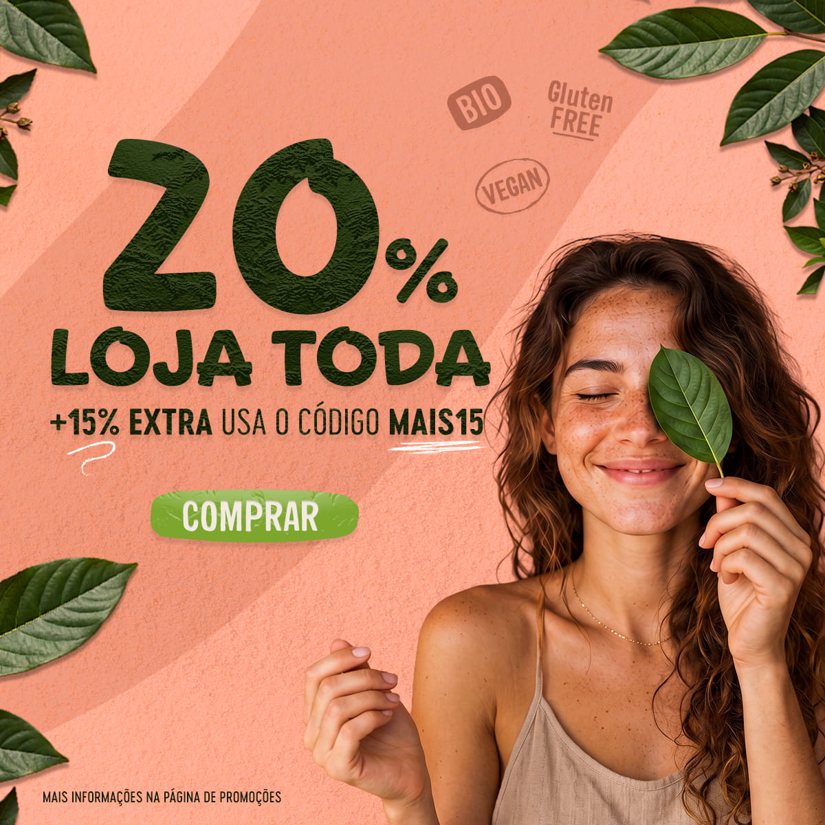 20% + 15% CUPÃO toda a loja (MAIS15)