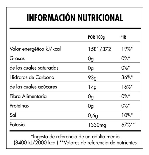 Tabela Nutricional - Super Vegan Hydrate