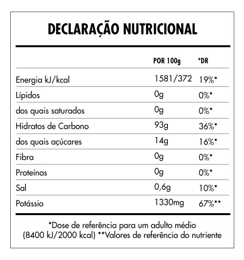 Tabela Nutricional - Super Vegan Hydrate