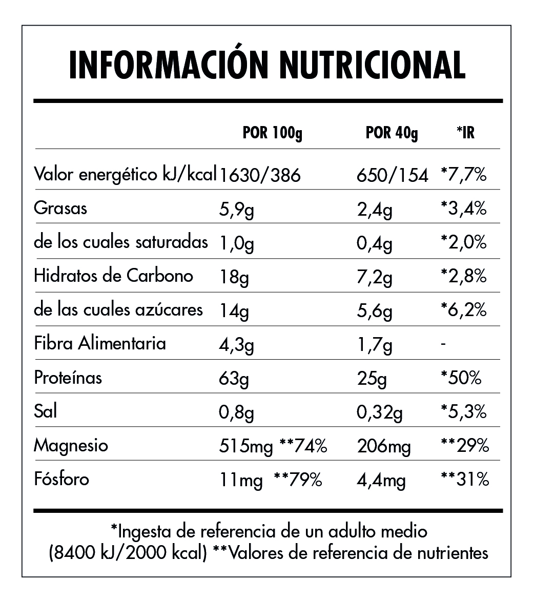 Tabela Nutricional - Super Vegan Protein