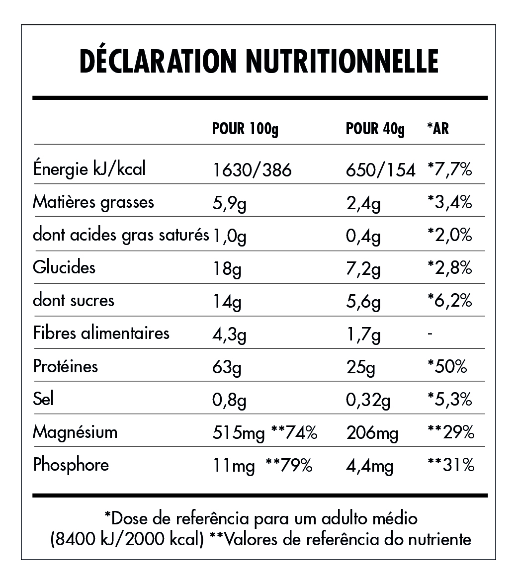Tabela Nutricional - Super Vegan Protein