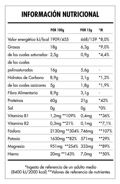 Tabela Nutricional - Super Vegan Protein