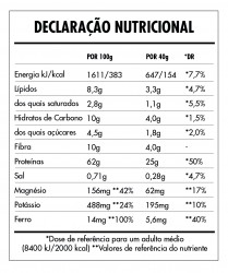 Tabela Nutricional - Super Vegan Protein 2,5kg