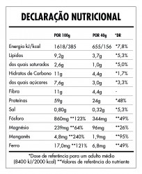Tabela Nutricional - Super Vegan Protein 2,5kg